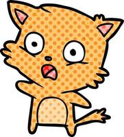 cartoon cat character vector