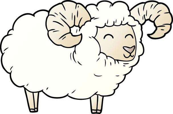 cartoon ram character