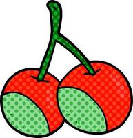 vector cartoon cherries