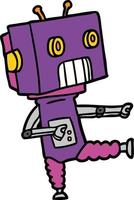 cartoon robot character vector