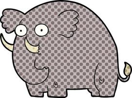 personaje de elefante de dibujos animados vector