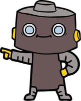 cartoon robot character vector