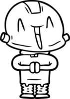 cartoon robot character vector