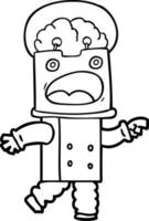 cartoon robot character vector