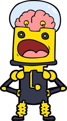 cartoon robot character