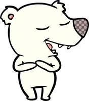 cartoon polar bear vector