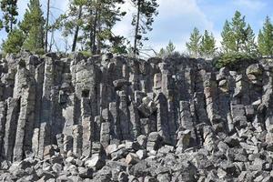 Sheepeater Cliff In Yellowstone National Park photo