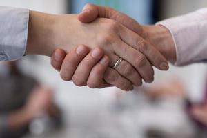 business womans handshake photo