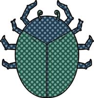 giant bug cartoon vector