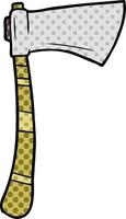 cartoon viking axe vector