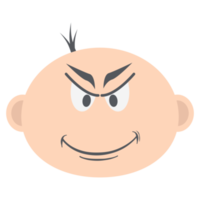 baby boy head emoticon face expression collection png