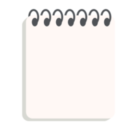 conjunto de coleção de variação de textura de papel comum de caderno em branco png