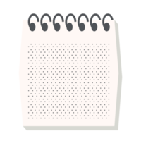 conjunto de coleção de variação de textura de papel quadriculado bloco milimétrico de caderno em branco png