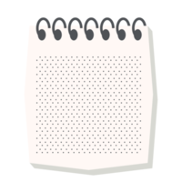 conjunto de coleção de variação de textura de papel quadriculado bloco milimétrico de caderno em branco png