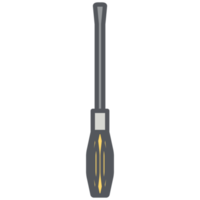 flat-head screwdriver construction tools icon set collection png
