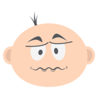 baby jongen hoofd emoticon gezicht uitdrukking verzameling png