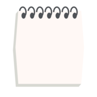 conjunto de coleção de variação de textura de papel comum de caderno em branco png