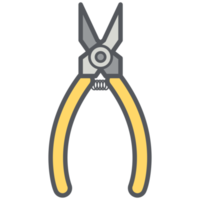 cutting pliers construction tools icon set collection png