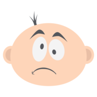 baby boy head emoticon face expression collection png