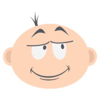 baby jongen hoofd emoticon gezicht uitdrukking verzameling png