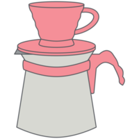 cafetera filtro taza herramientas utilidad png