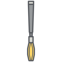 small chisel construction tools icon set collection png