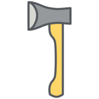 hatchet construction tools icon set collection png