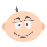 baby jongen hoofd emoticon gezicht uitdrukking verzameling png