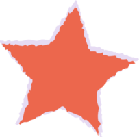 paper star element png