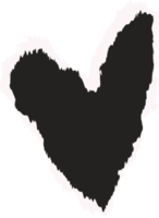 paper heart element png