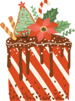 dulce de navidad ilustración aislada. png