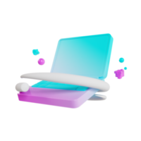 3d laptop icon png