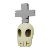 3D-Kopfschädel png