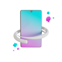 3D smartphone ikon png