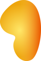 Blob design shape. PNG with transparent background