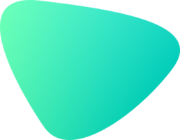 Blob design shape. PNG with transparent background