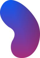 Blob design shape. PNG with transparent background