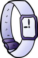 cartoon wrist watch vector