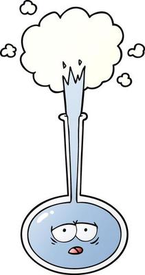cartoon tired science experiment