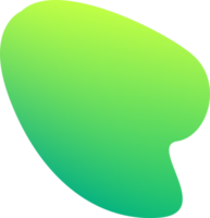 Blob design shape. PNG with transparent background