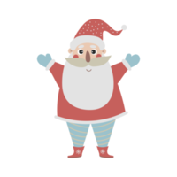 Sticker cute santa claus png
