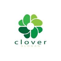 logo design inspiration icon illustration template vector clover or moringa leaves, for natural product design, health, medicine, clover and moringa agriculture, medicinal capsules