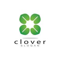 logo design inspiration icon illustration template vector clover or moringa leaves, for natural product design, health, medicine, clover and moringa agriculture, medicinal capsules