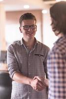 start up business people  handshake photo