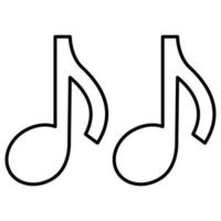 Eighth Note Which Can Easily Modify Or Edit vector
