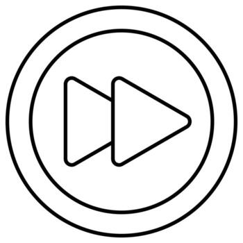 Fast Forward Which Can Easily Modify Or Edit vector