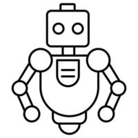 Toy Robot Which Can Easily Modify Or Edit vector