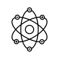 Atom Structure Vector Icon