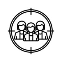 Target Audience Vector Icon