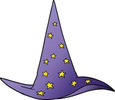 cartoon wizard hat vector